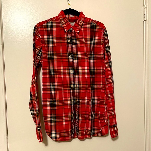 J. Crew Other - J. Crew Red Plaid Button Down